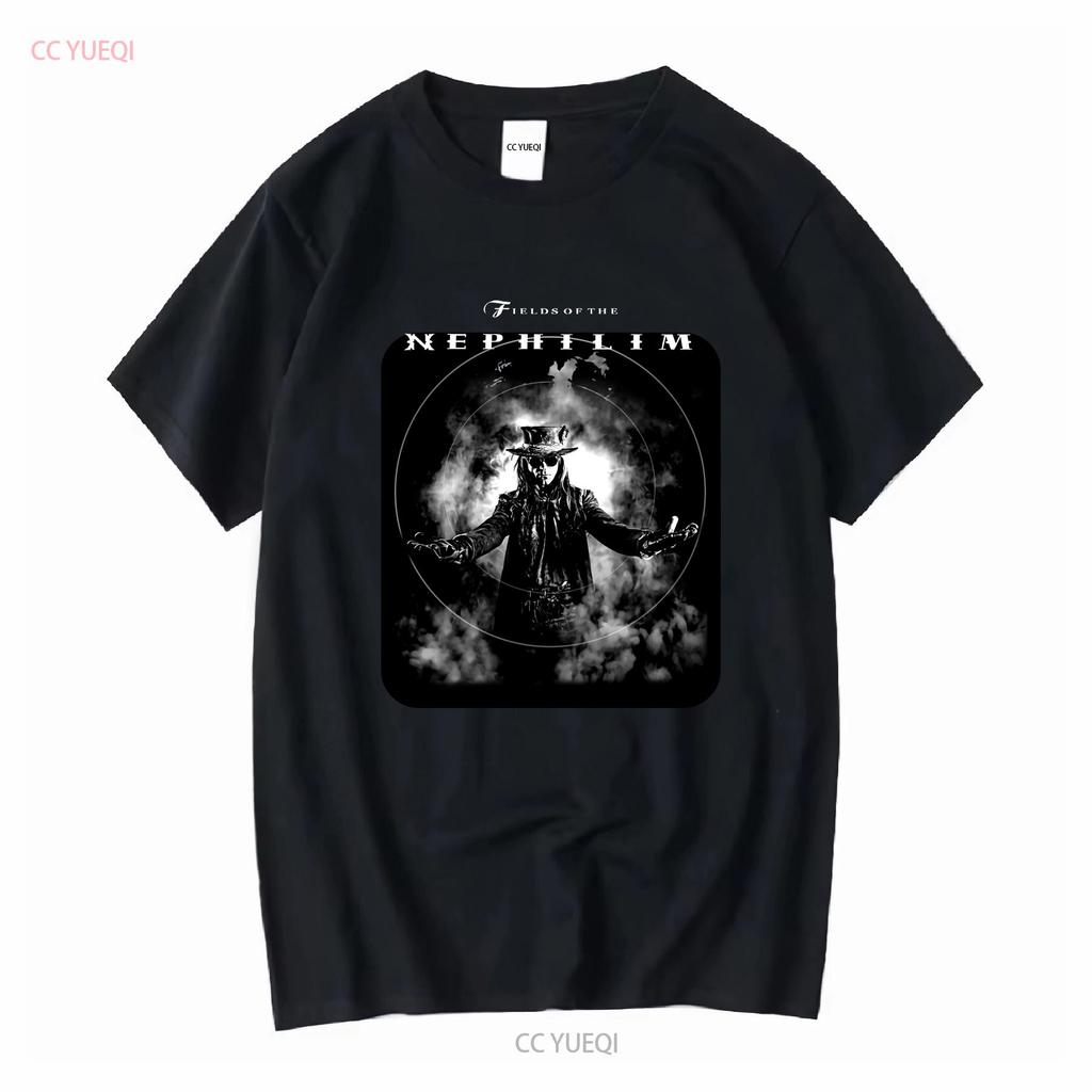 Fields Of The Nephilim Band T Shirt Classic Graphic Te4201 Vintage Washed Comfortable Designer Clothes Fashion Versatile