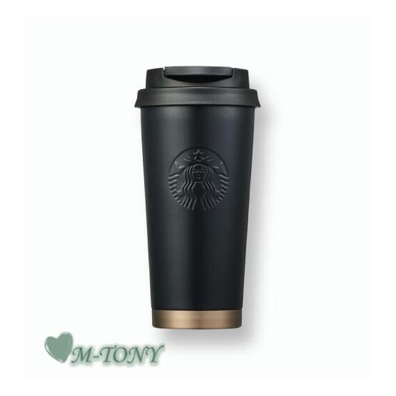 Starbucks Starbucks SS Stainless Steel Black Matte Elma TOGO Tumbler SS black matte elma tumbler473ml Overseas limited item/Not released in