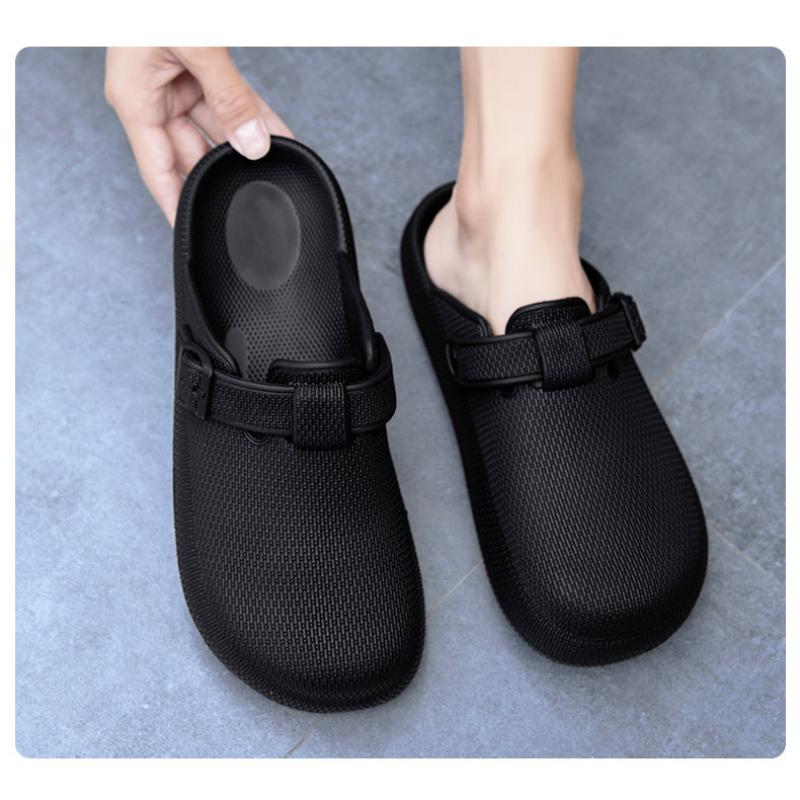 Thick Bottom Anti-Slip Odor Control Waterproof Slip-On Couples Outdoor Wearable Slippers Adult Leisure Sandals