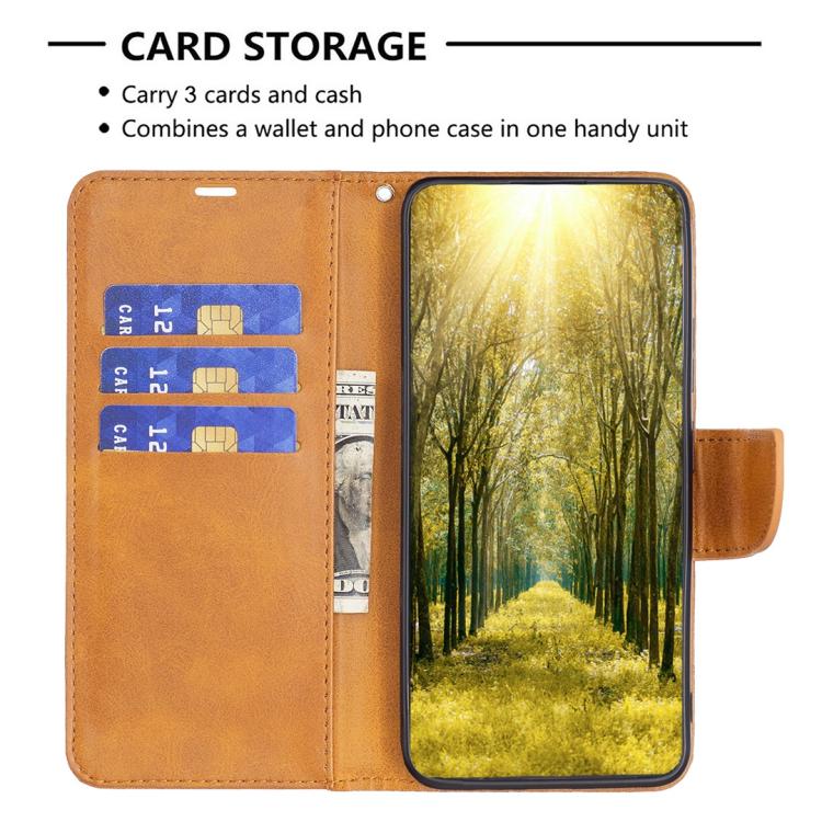 Lambskin Texture Pure Color Flip Vegan Leather Wallet Phone Case Card Slot Shockproof Protective Cover For Sony Xperia 1 VIII