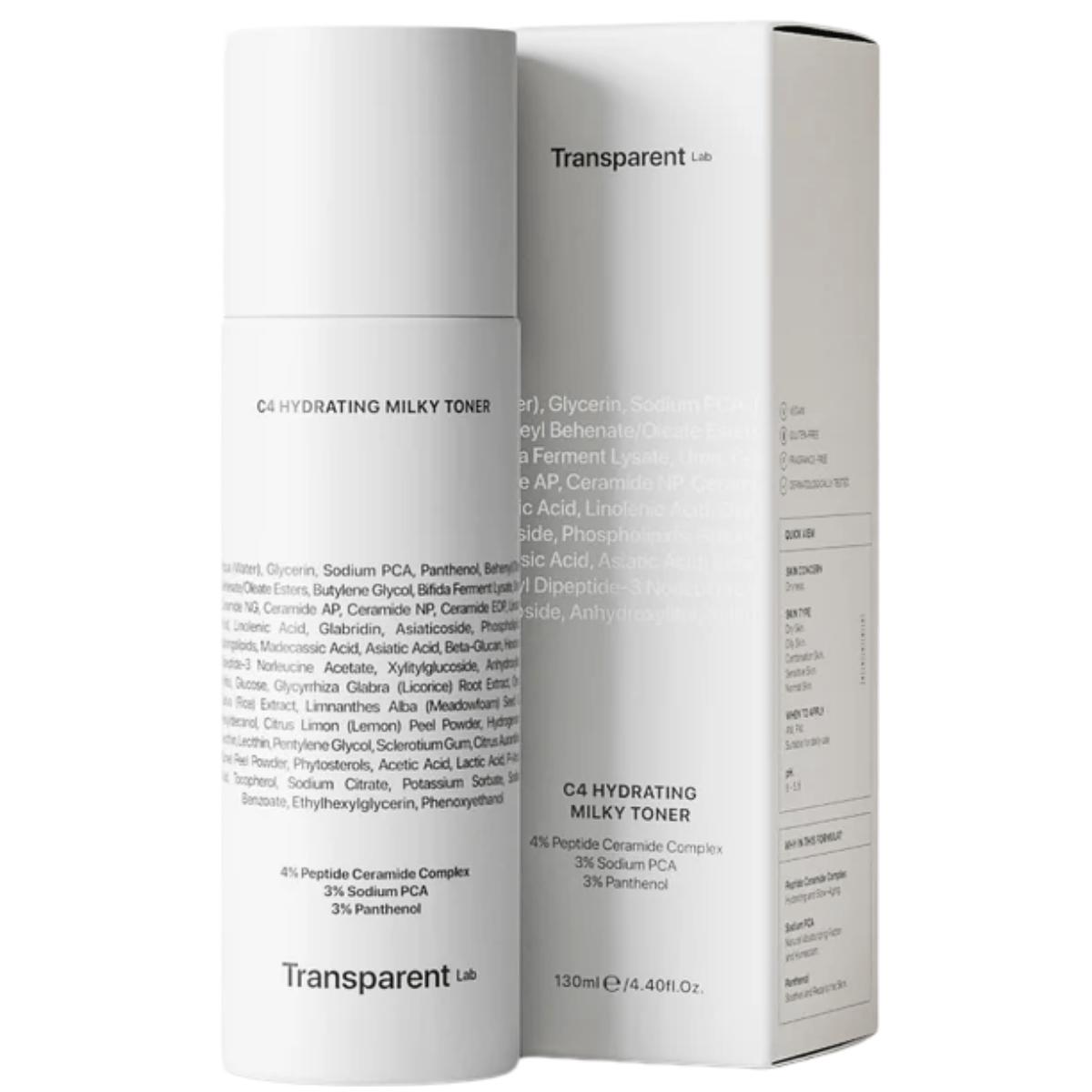 

Transparent Lab C4 Hydrating Milky Toner 130 мл - зволожуючий тонік