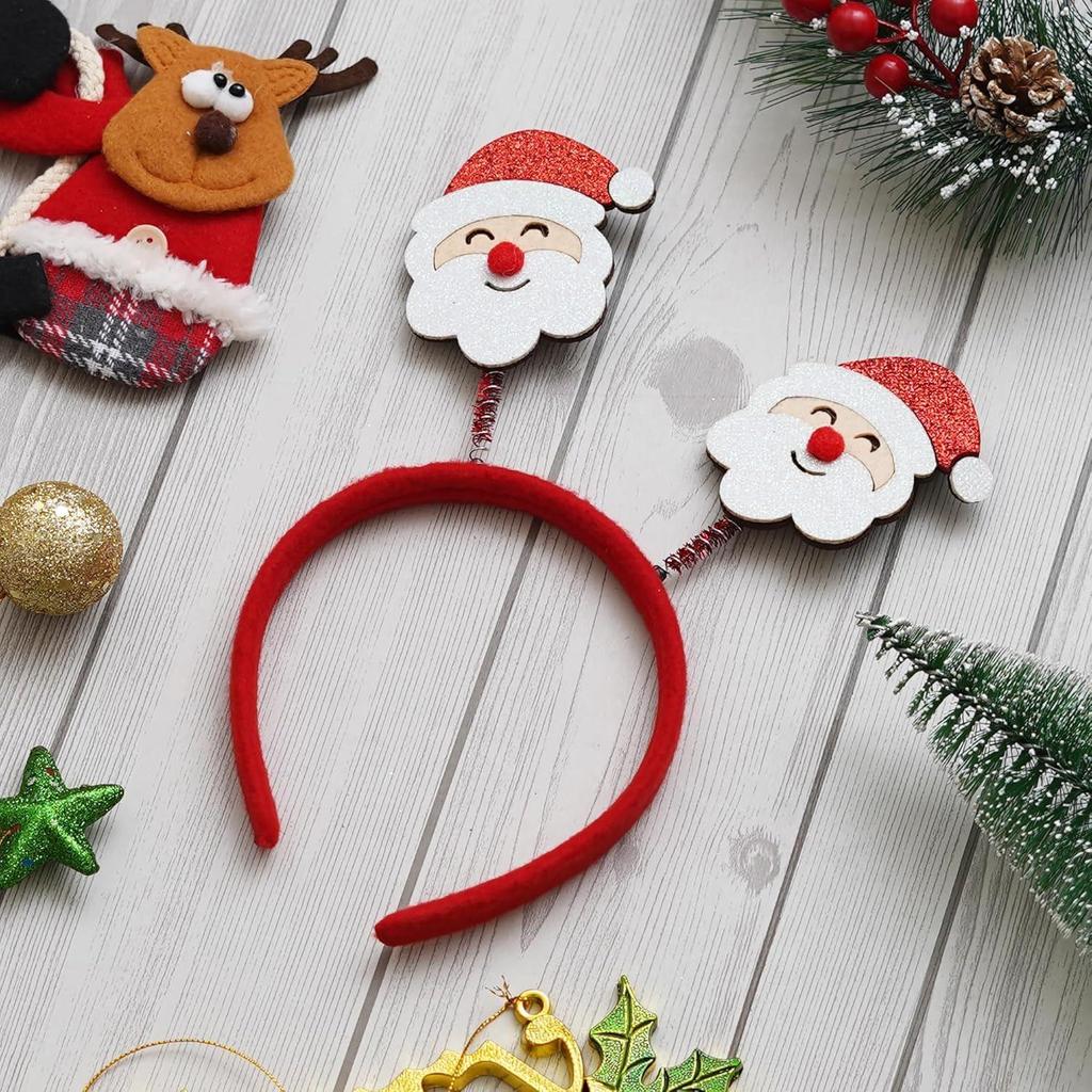 Christmas Headband Santa Claus Design Hair Band | Hairband for Party Birthday | Xmas Gift for Children Girls | Christmas Decorations Items