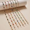Zircon Colorful Crystal Glasses Chain Rhinestone Beads Eyeglass Holder Necklace Anti-Lost Neck Strap Eyeglass Chain Holder