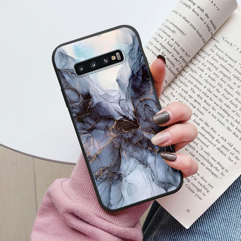 Color Luxury Marble Case For Samsung Galaxy S10 S 10 Plus S10E Fundas Soft TPU Protection Back Cover For Samsung S10 Shockproof