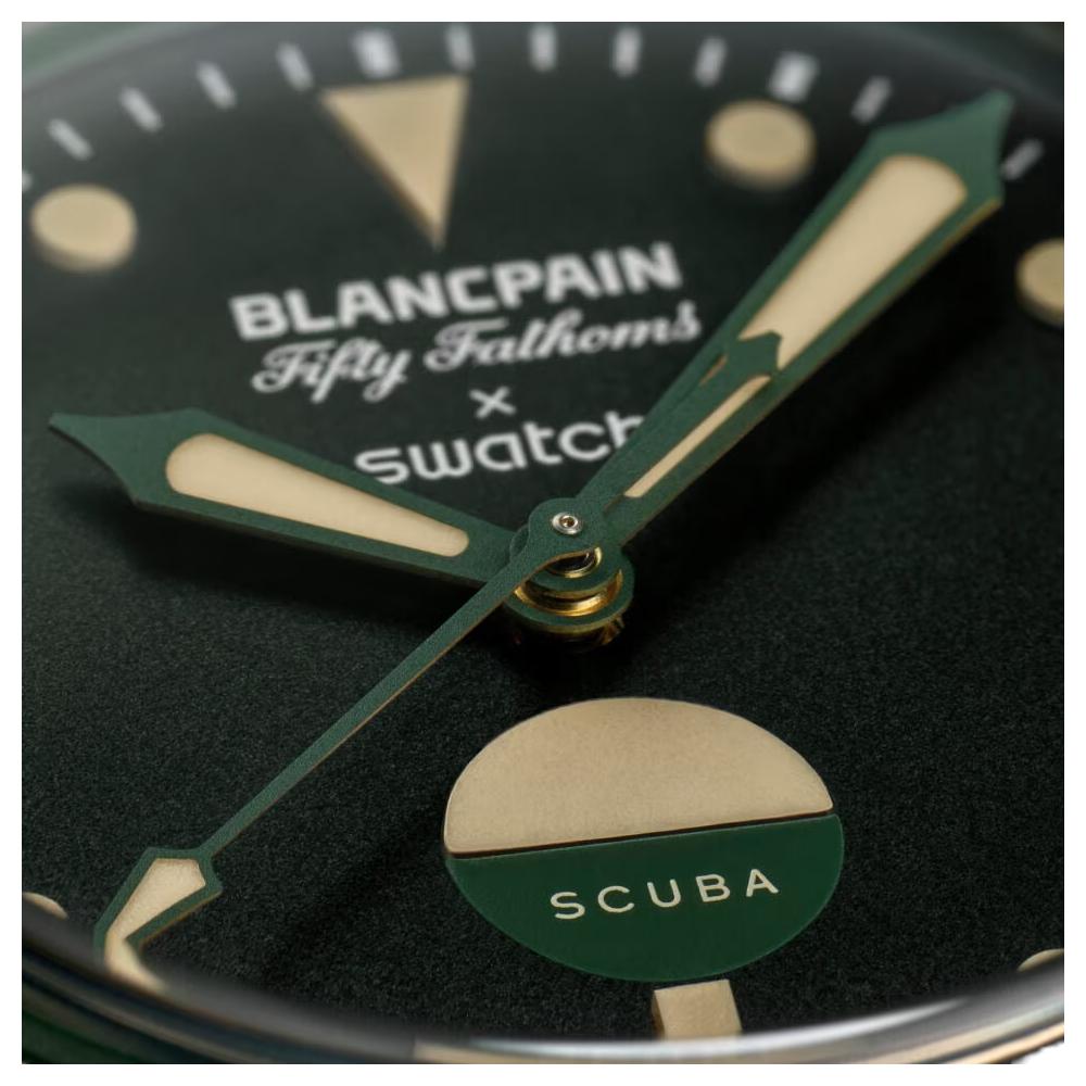 Swatch BLANCPAIN Collezione Anniversario 50° Collaborazione Movimento Meccanico Automatico Orologi da Uomo Orologio SO35G100