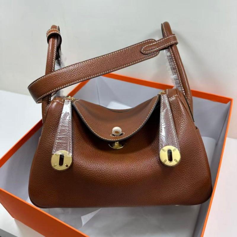 Semi-hand Wax Thread Bag TC Leather Doctor Womens Commuter Stainless Steel Hardware
