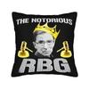 Ruth Bader Ginsburg  Vintage Square Pillowcases Polyester Bed Car RBG Feminist Cushion Case Cool Decor Throw Pillow Case