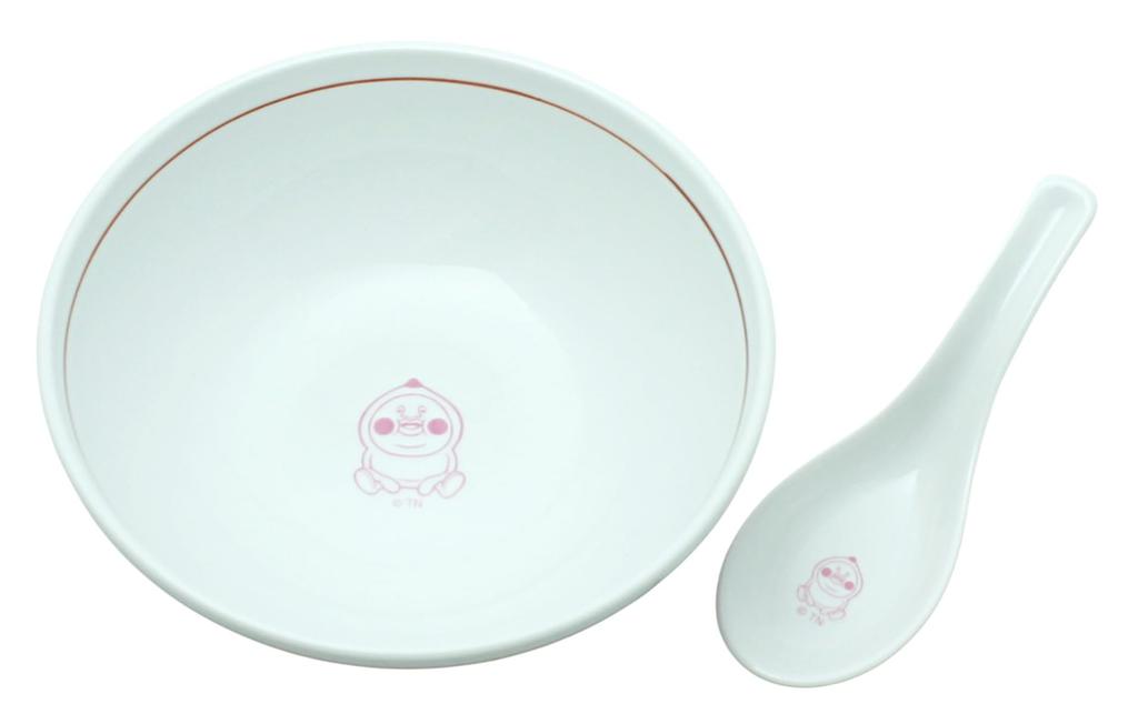 Kobito Zukan Mini Rice Bowl Spoon Hidden Peach Blossom Design Small Rice Bowl & Set, KBT-038 /