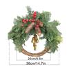2025 Christmas Wreath Boho Wreath Christmas Day Wreath Home Decoration Door Wall Decoration, Christmas Festival Wreath Decor