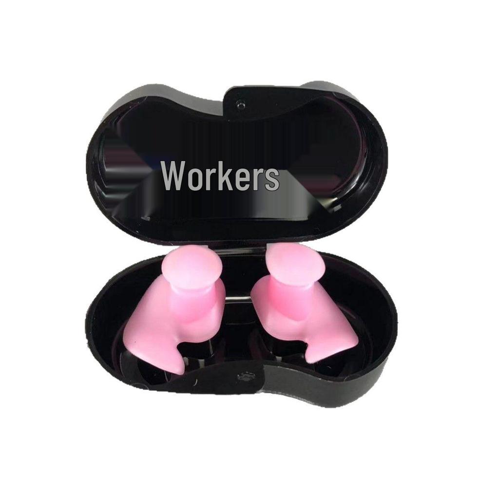 Waterproof Silicone Swimming Earplugs & Nose Clips Set for Adults & Children