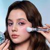 Flower Knows Shell's Jewel Angled Blush Brush Crystal Handle Contour Highlight Brush