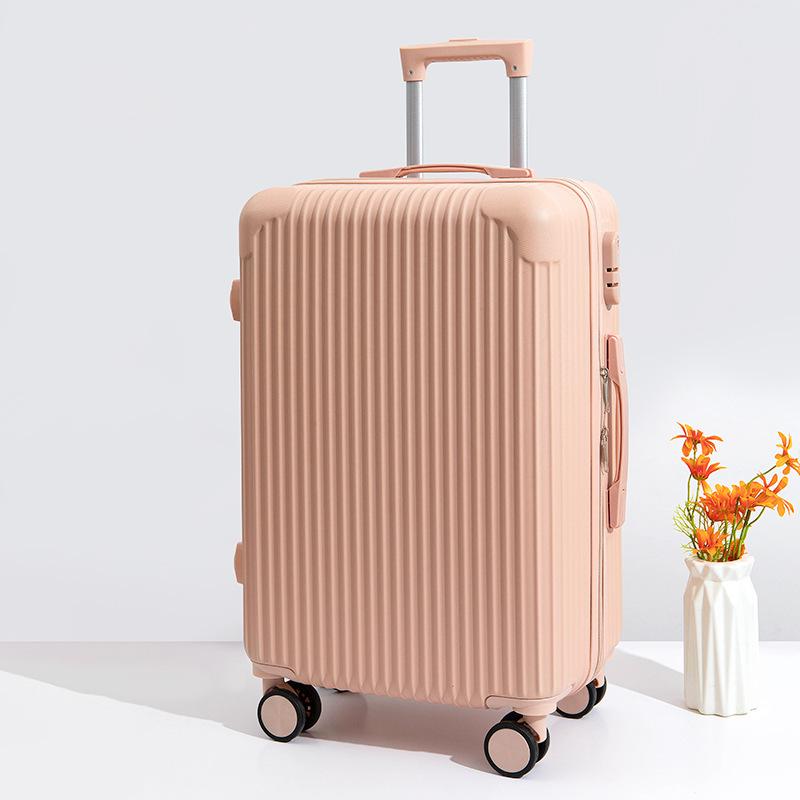 20" Lightweight Wear-Resistant Trolley Case: Stylish, Durable, Thickened Travel Suitcase.