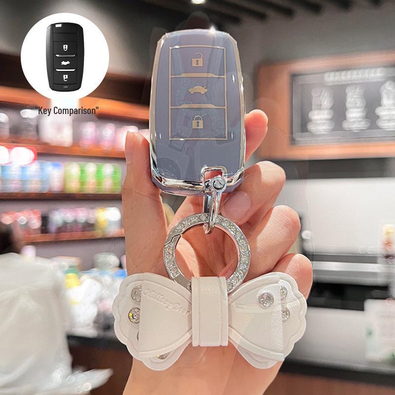 Changan Car Key Case: Compatible with Nuo, Mi Yu, Lumin, Benben, Eado, CS55, Yi Dong DT - 35 Shell Bag for Women.