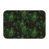 Peacock Feathers Doormat Kitchen Entrance Home Floor Mat Non-slip Carpet Rug for Balcony Footpad Mats