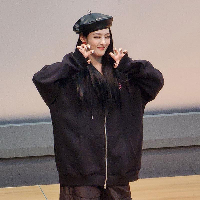 (G)I-DLE Minnie 2025 Style Women's Zip-Up Hooded Sweatshirt Cardigan