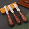 1PC 4-16mm Leather Craft Edge Beveler Skiving Beveling Knife Thinning Pushing Grooving Trench Leathercraft Handwork DIY