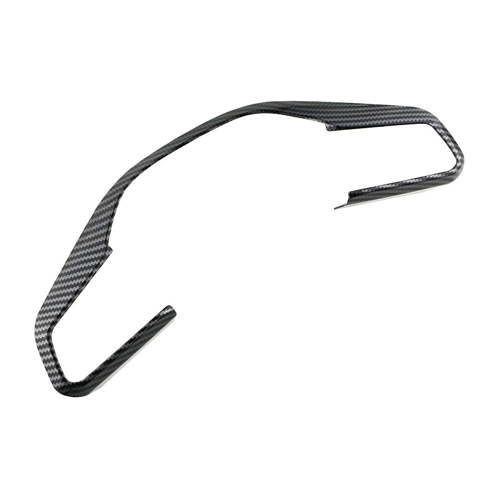 Steering Wheel Cover Trim Decoration For MG4 EVMulan -2024 ABS Carbon Fiber Car accessories carbon fiber