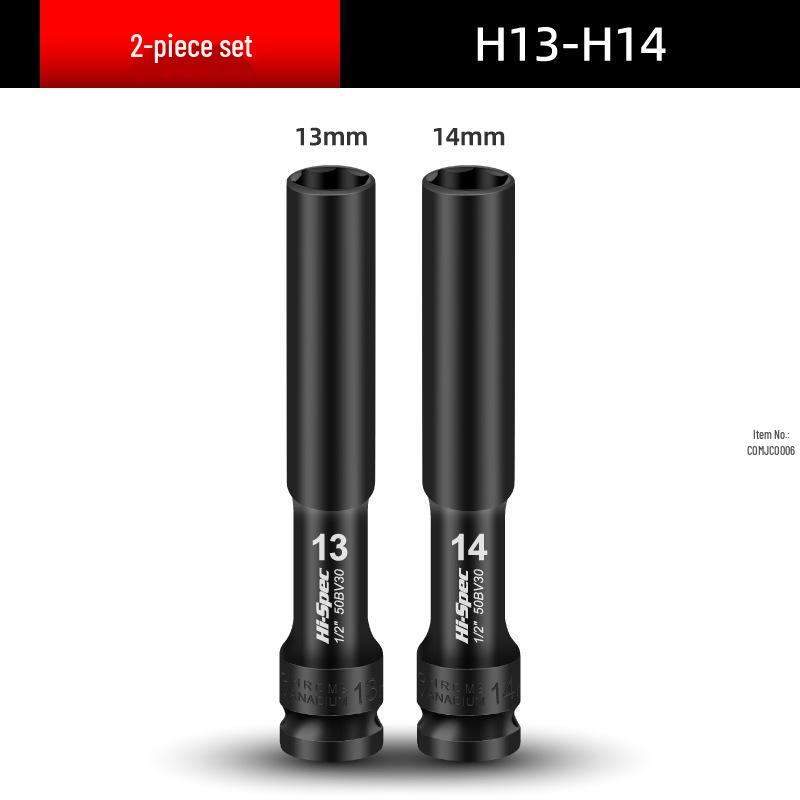Electric Wrench Extended Thin-Walled Hex Socket Air Impact Tools for Motorcycle Repair
