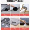 10pcs Round Rug Corner Gripper Hook and Loop Anti Slip Gripper Non Slip Mat Anti Skid Sticker for Hardwood Floor Carpet Area Rug for Home