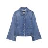 Europäischer und amerikanischer Stil, neue Damenbekleidung, Mode, temperamentvolle Jeansjacke 0108029427