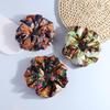 Retro Print Fabric Hair Tie – Stylish Elastic Band for Women's Hair Styling