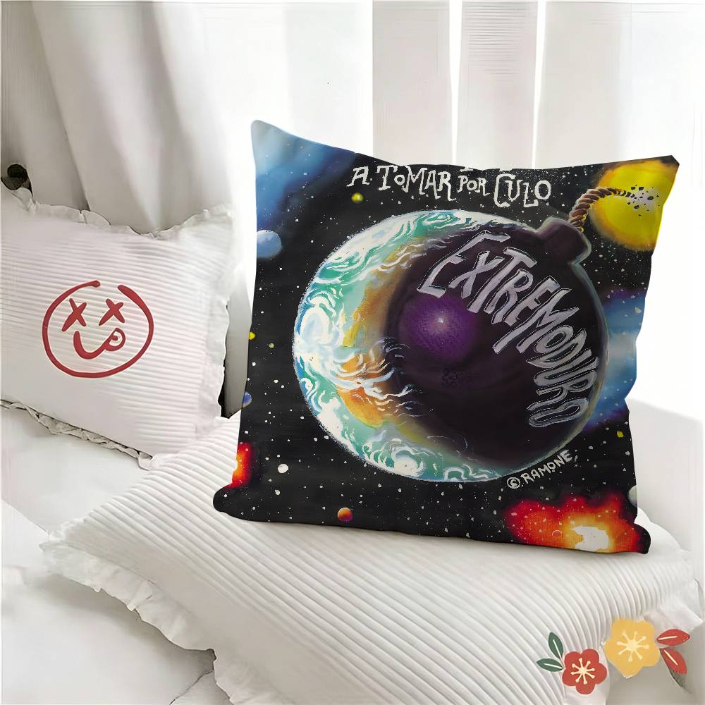 Pc Album EExtremoduro Band Movie Pillow Case Fashion Square Pillowcase Bedroom Sofa Room Ins Decoration Leisure