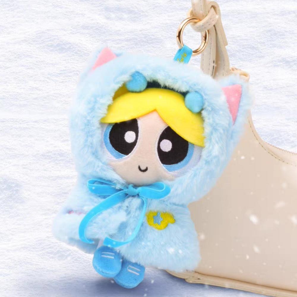 Bambola Peluche Mantello Originale Powerpuff Girls Kawayii Blossom Bubbles Buttercup Bambole Decorative Cartoni Animati Giocattoli Regali di Natale
