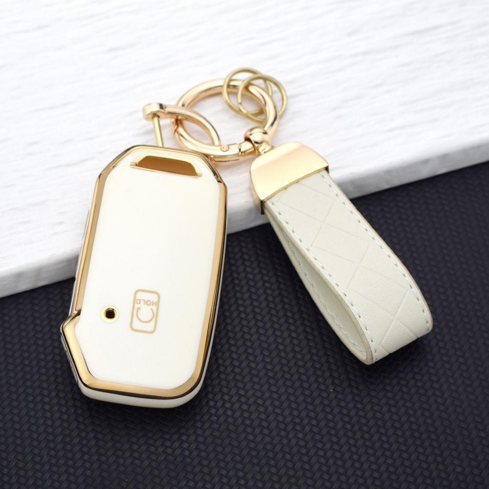 5 Buttons TPU Car Key Cove for Kia Seltos Sportage K5 Sorento Cerato KX5 Niro Forte K3 Optima Soul Tellurider Car Key Fob Bag