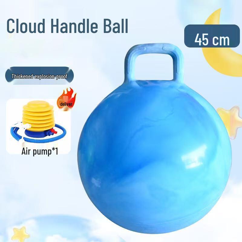 45CM Children's Inflatable Elastic Bouncing Ball for Sensory Training and Sports
