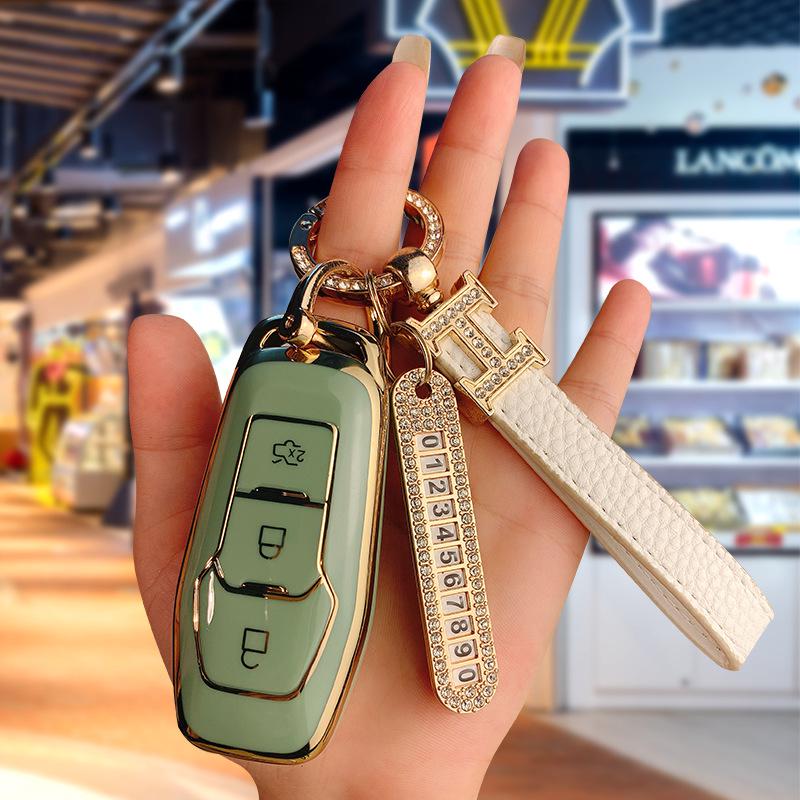 High-Grade Key Case for Ford Mondeo, Mustang, Edge, Kuga, Explorer, Taurus.