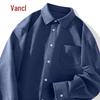 VANCL Men's 2025 Fall Flannel Long Sleeve Shirt