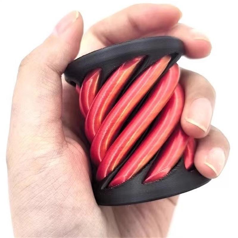 New 3D Printed Helix Screw Fidget Toy Intelligence Development Spiral Cone Fidget Toy Spiral Stereoscopic Children's Puzzle Toy
