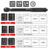 72T Torque Wrench 1/2'' 3/8'' 1/4'' Square Drive Preset Bicycle Torques Key Two-way Ratchet Car Bike Automotive Hand Tools