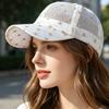 Adjustable Summer Baseball Cap Hollow Floral Outdoor Sun Hat Breathable Baseball Hat  Sport Wear
