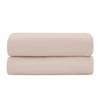 Fitted Sheet - 140 X 190 Cm - 120 Thread Count/cm² Cotton Sateen - 30 Cm Deep - Blush Pink