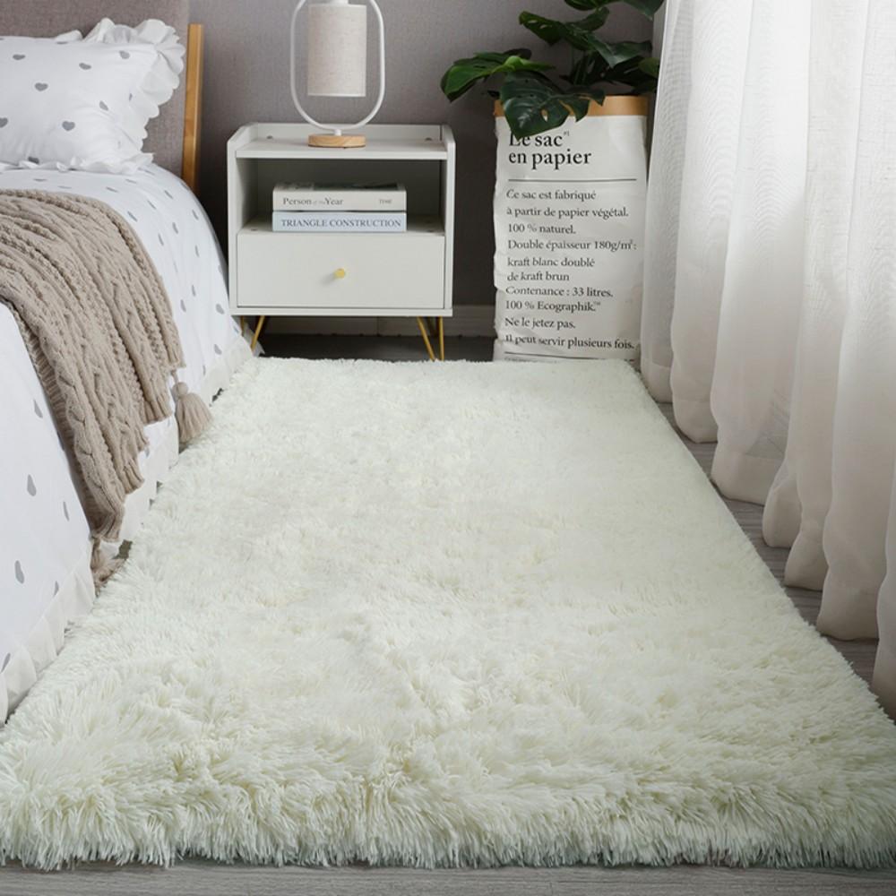 VIKAMA Velvet Area Rug, Living Room, Bedroom, Bedside Runner, Bay Window Rug, Floor Mat, Soft And Fluffy, Home Decor.
