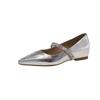 Fashion Pointed Toe French Rhinestone One Character Temperament Single Shallow Mouth Summer New Fashion Mary Jane Shoes