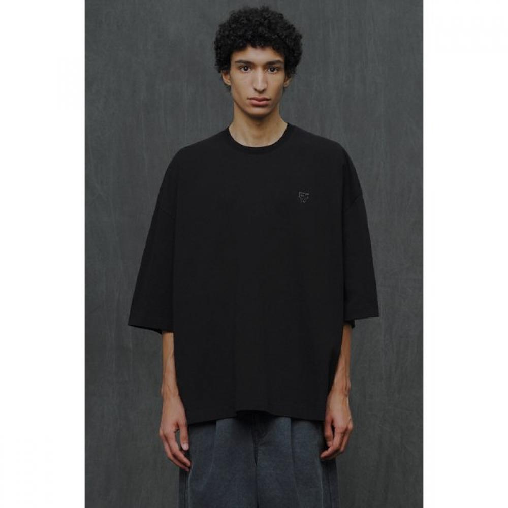 Customellow Black Oversized Dying T shirT cqTam25421bkx