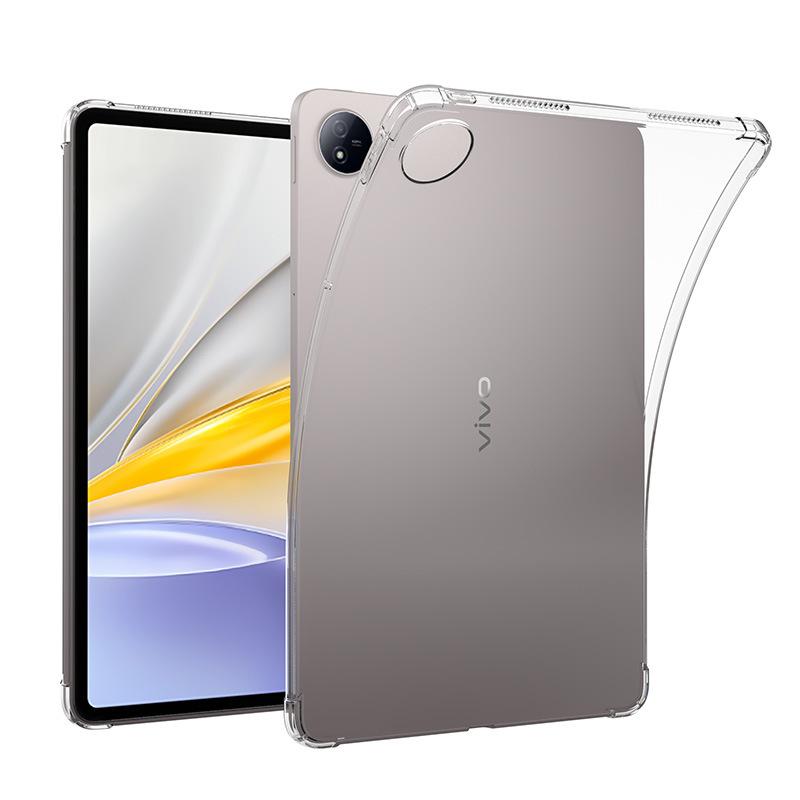 Compatible with vivo Pad SE 123; Protective case for Pad3/5; Air-bag Drop-resistant Transparent TPU Soft Case; Made China 2025