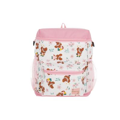 Rucksack, Bear School, Blooming Pink, Kindergarten Entrance Goods, Preparation for Kindergarten, Nursery School, Kindergarten