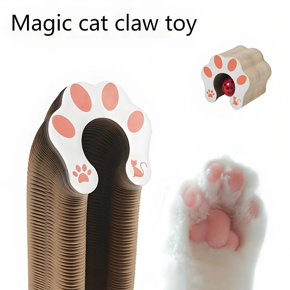 Organ Cat Scratch Board, Wear-resistant and Shavings Resistant, Cat Toy, Corrugated Paper Scratch Board with Bell