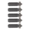 5Pcs Hardened Steel Nozzle 0.4mm for Kobra 3 3D Printer Replacement Parts Accessories