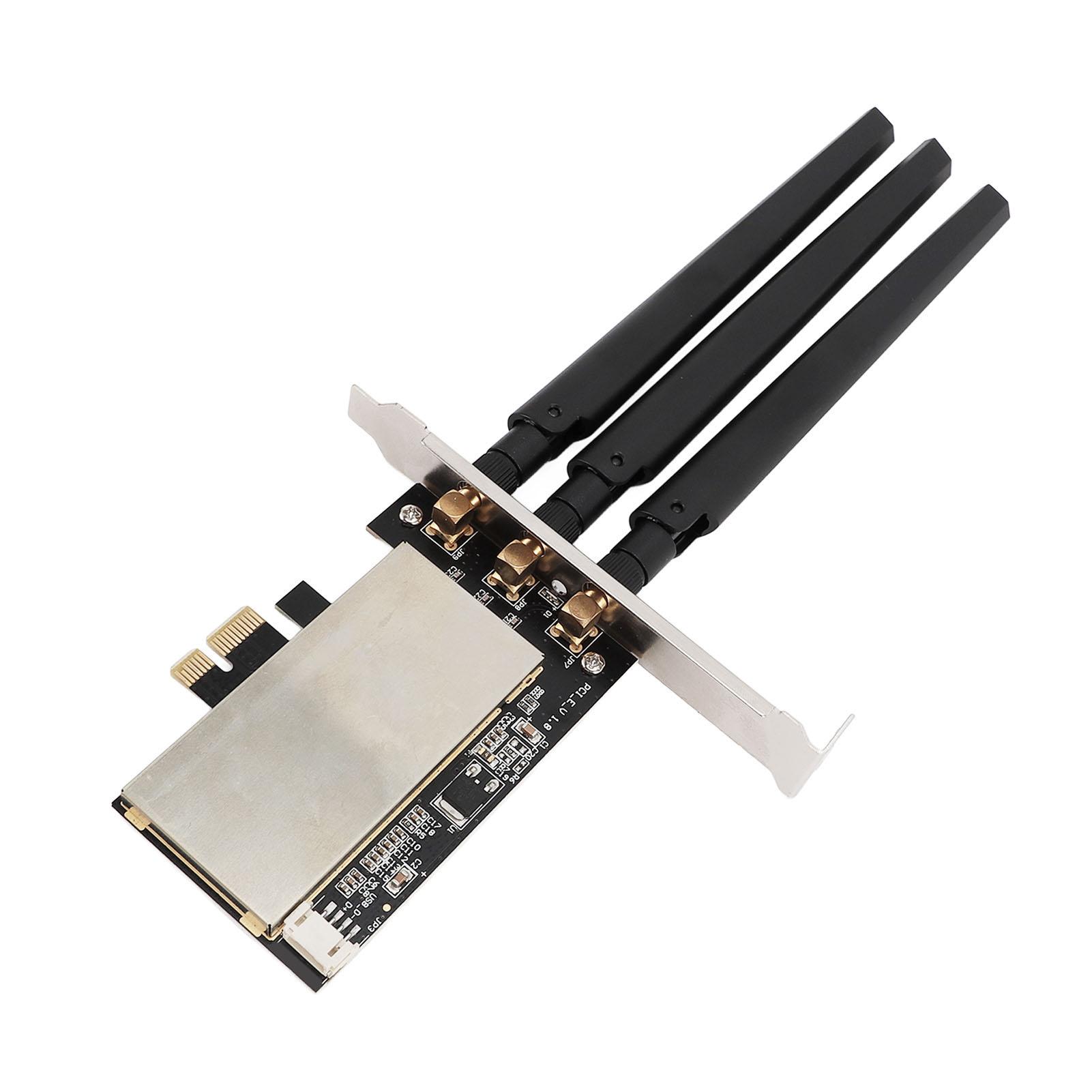 

BCM43570 PCIEx1 Network Card Adapter with 3 Antenna 2.4GHz 5GHz 1200Mbps Bluetooth 4.1 for Win 10