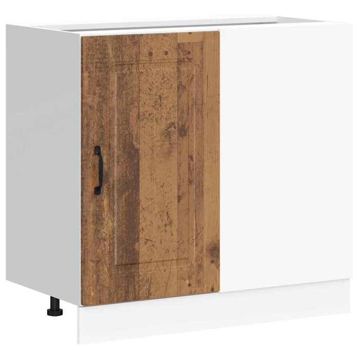 VidaXL Armoire de cuisine Kalmar vieux bois bois d'ingénierie, meuble d'évier, meuble de cuisine avec tiroir 854326