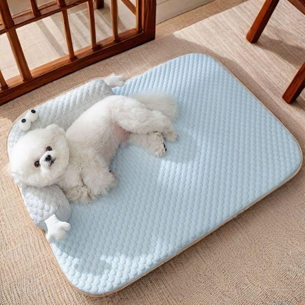 Soft Smooth Cooling Pet Sleep Mats Anti-slip Dog Cool Mat Dog Beds  for Small and Medium Pets