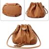 Elegant Women Bucket Shape Tassel Decorated Shoulder Cross Body Bag For Stylish Looks