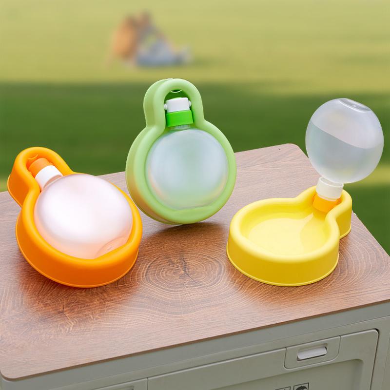 Portable Pet Water Bottle for Dogs - Foldable Travel Water Cup with Bowl, Leakproof Dog Water Dispenser for Outdoor Camping Hiking, 350ml/500ml KTY