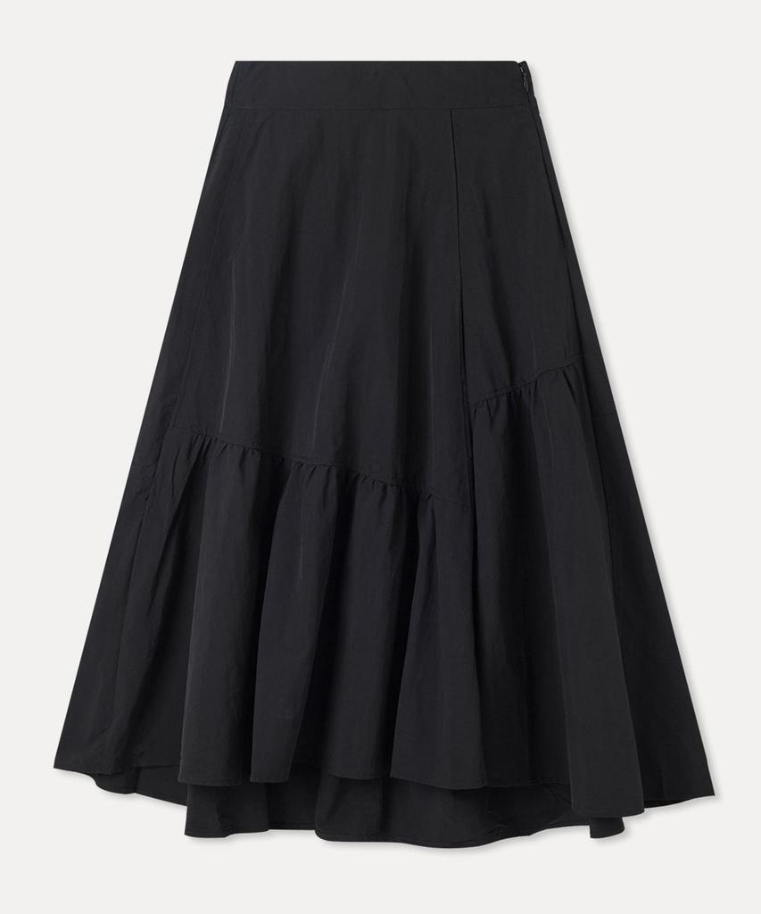 MIXXO Asymmetrical Flare Long Skirt_Miwwhg702G