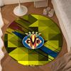 Villar-real Football Club Round Mat Home Decor, Chair Rug For livingroom,Bedroom, Doormat Home Decor Birthday Gift Christmas Gifts