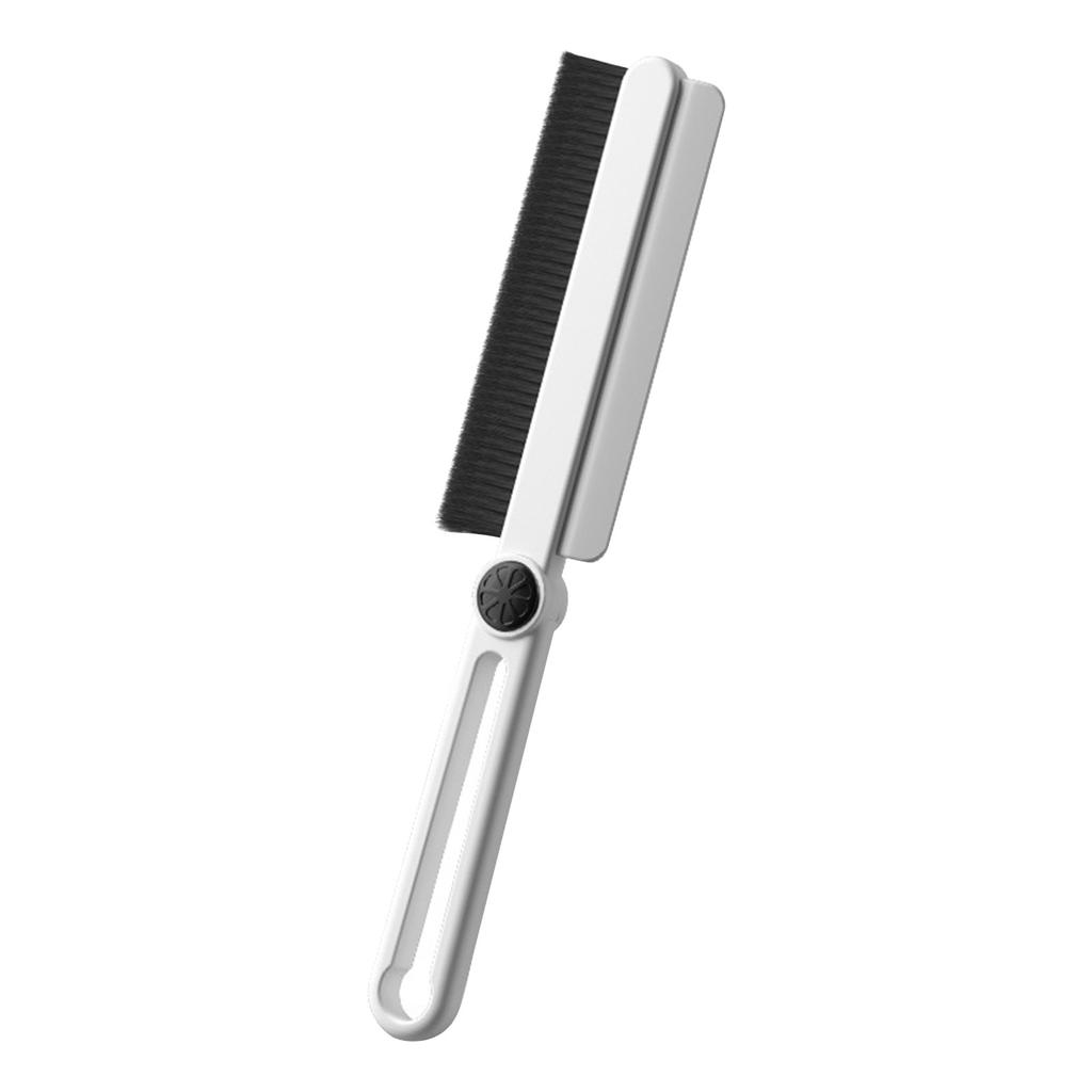 Hard Rotating Cleaning Brush With Scraper, Multifunctional Cleaning Brush For Grout Toilet Scrub Shower Skinny Cleaning Tools For Household